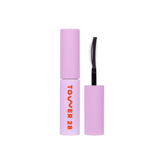 Tower 28 Mini MakeWaves Mascara in Jet